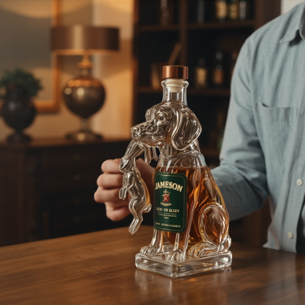 Whiskey üveg - Kutyás kiadás