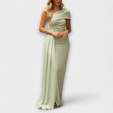 Bellamy - Elegáns, egy vállú maxi ruha