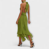 Elodie - Elegáns aszimmetrikus maxi ruha