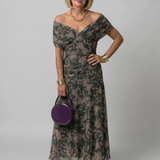 Boglárka - Off Shoulder Flow Midi Dress