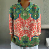 Clara - Regal Lotus Blouse