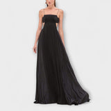 Mireille - Elegáns Maxi Ruha Redők és Kivágásokkal