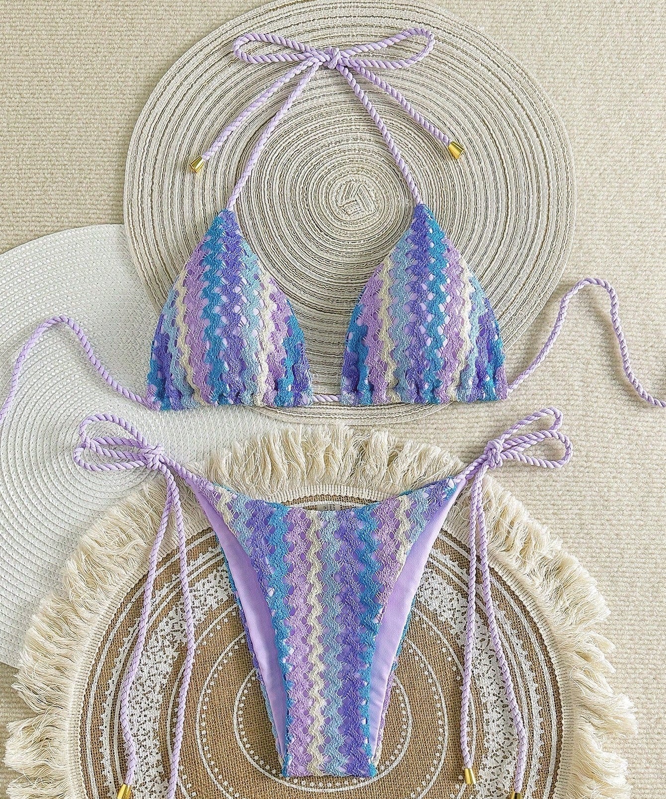 Grace - Crochet Look Triangle Bikini