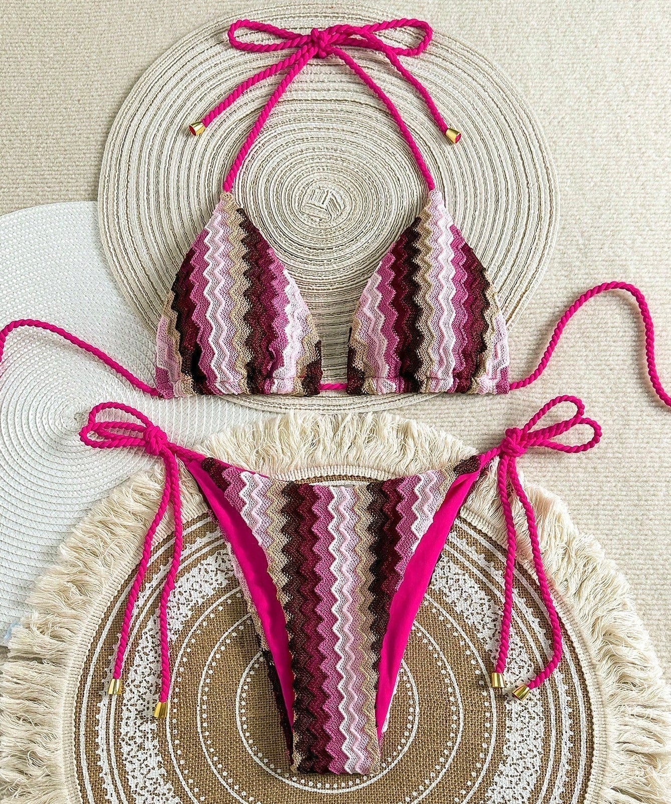 Grace - Crochet Look Triangle Bikini