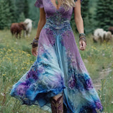 Serena - Short Maxi Floral Dress