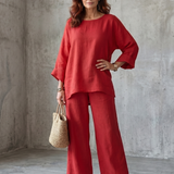 Prue | Oversized Tunika Széles Nadrág Szett