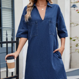 Jade - Casual Denim Dress