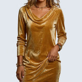 Serena - Loose Fitting Velvet Dress