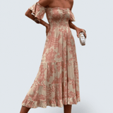 Romy - Off Shoulder Midi Dress