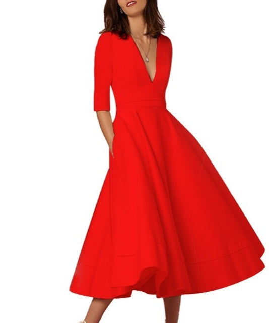 Laura - Women's Midi Dress