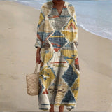 Kate - Bohemian-Inspired Dress with Ethnic Prints
