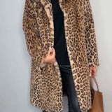 Leia - Leopard Long Jacket