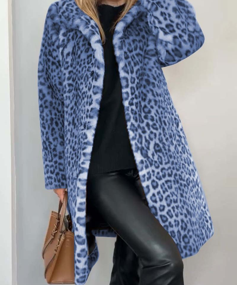 Leia - Leopard Long Jacket