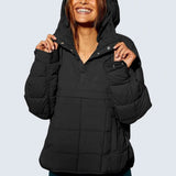 Joy - Oversized Hooded Pullover Jacket