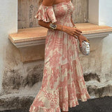 Romy - Off Shoulder Midi Dress