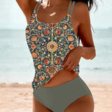 Laluna® | Nyári tankini mintával