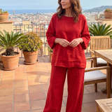 Prue | Oversized Tunika Széles Nadrág Szett