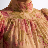 Rosario | Virágmintás Chiffon Hosszú Ruha