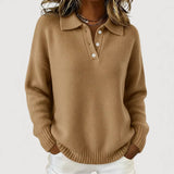 Isabel - Cozy Collared Knit Sweater