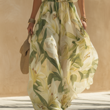 Lysandra | Conjunto Fluido Impreso Lirio Elegante