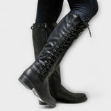 Paula - Leather Tall Boots