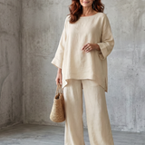 Prue | Oversized Tunika Széles Nadrág Szett