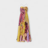 Kiara - Maxi ruha multicolor Ikat mintával