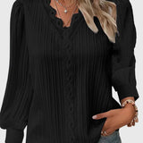 Andrea - Elegant Pullover Blouse