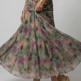 Boglárka - Off Shoulder Flow Midi Dress