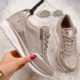 Ginette - Zip-Up Orthopedic Sneakers