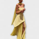 Goldie - Maxi chiffon ruha