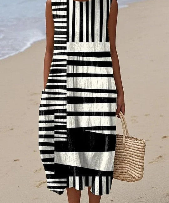 Clarissa - Stylish Graphic Dress