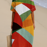 Daniela - Colorful Patchwork Dress