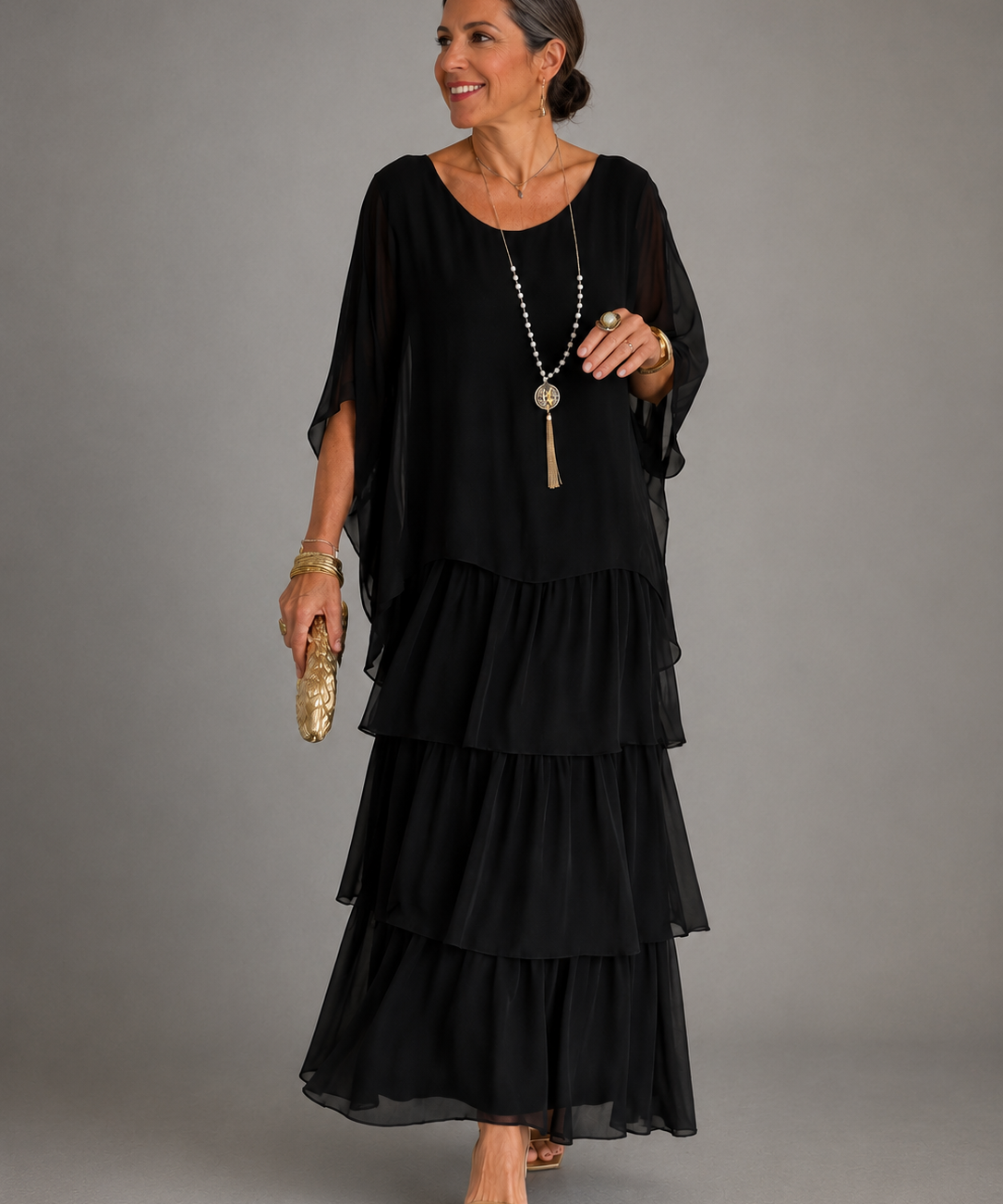 Lara™ | Elegáns, Laza Maxi Ruha
