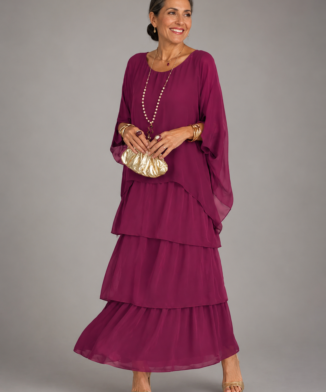 Lara™ | Elegáns, Laza Maxi Ruha