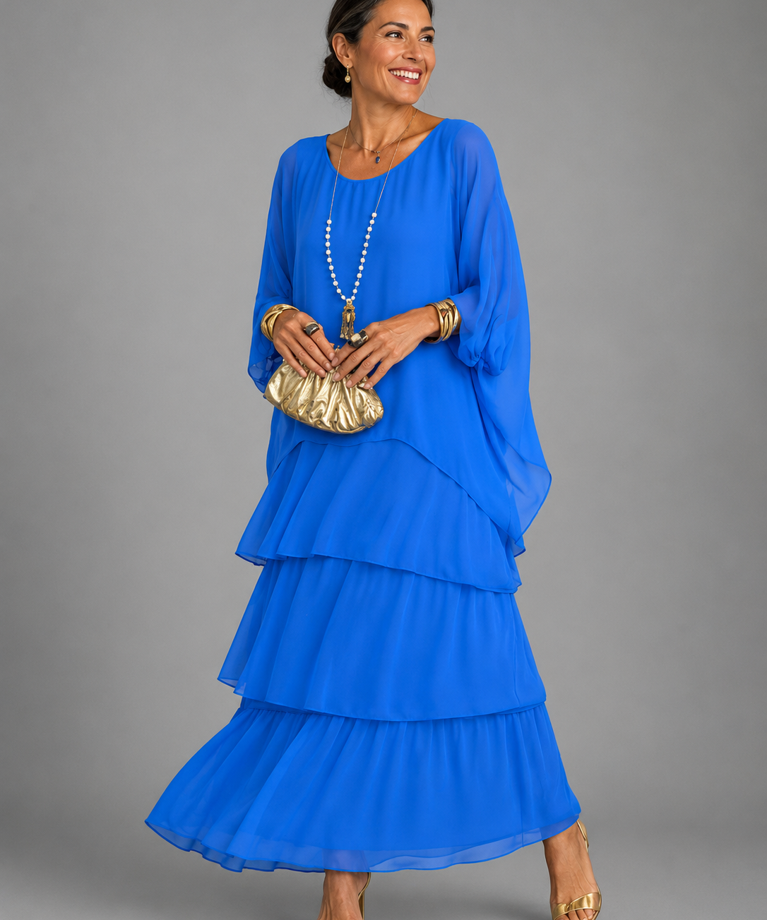 Lara™ | Elegáns, Laza Maxi Ruha