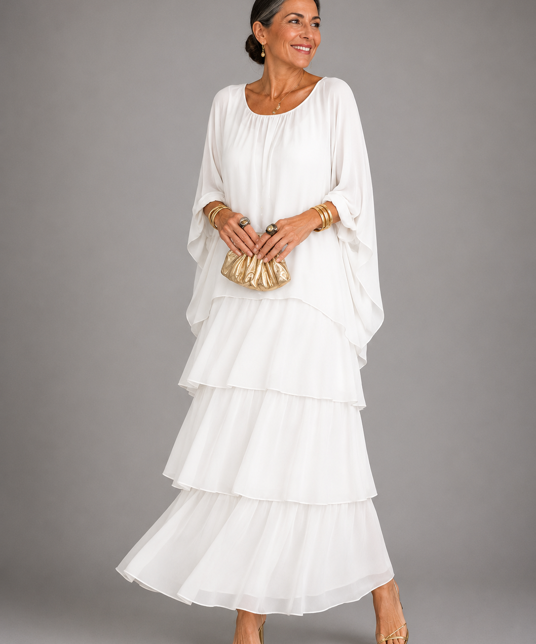 Lara™ | Elegáns, Laza Maxi Ruha