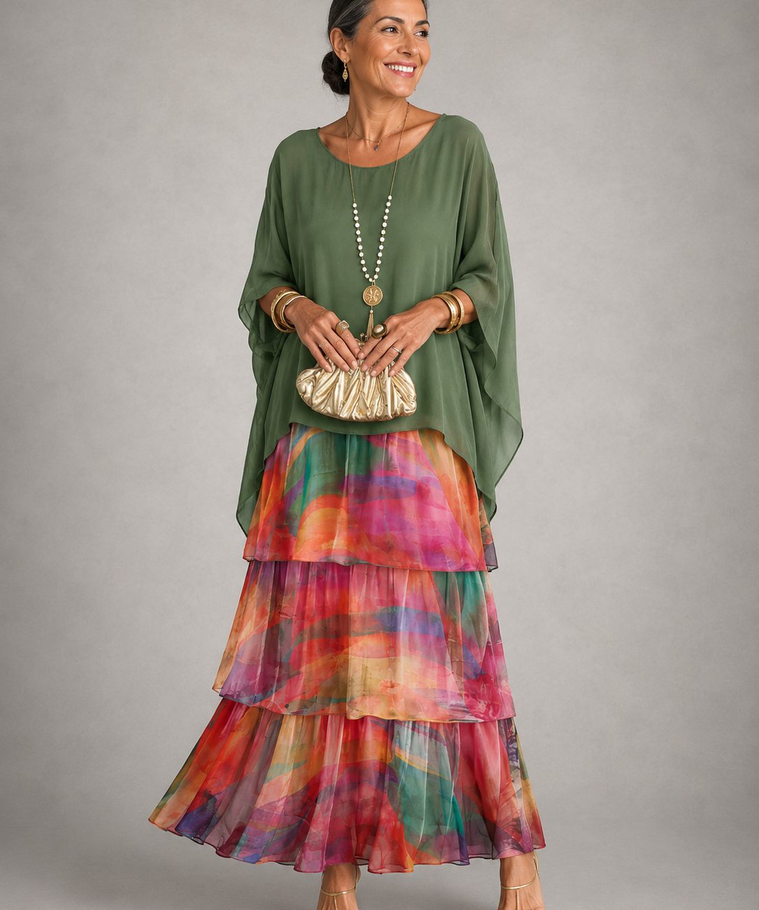 Lara™ | Elegáns, Laza Maxi Ruha