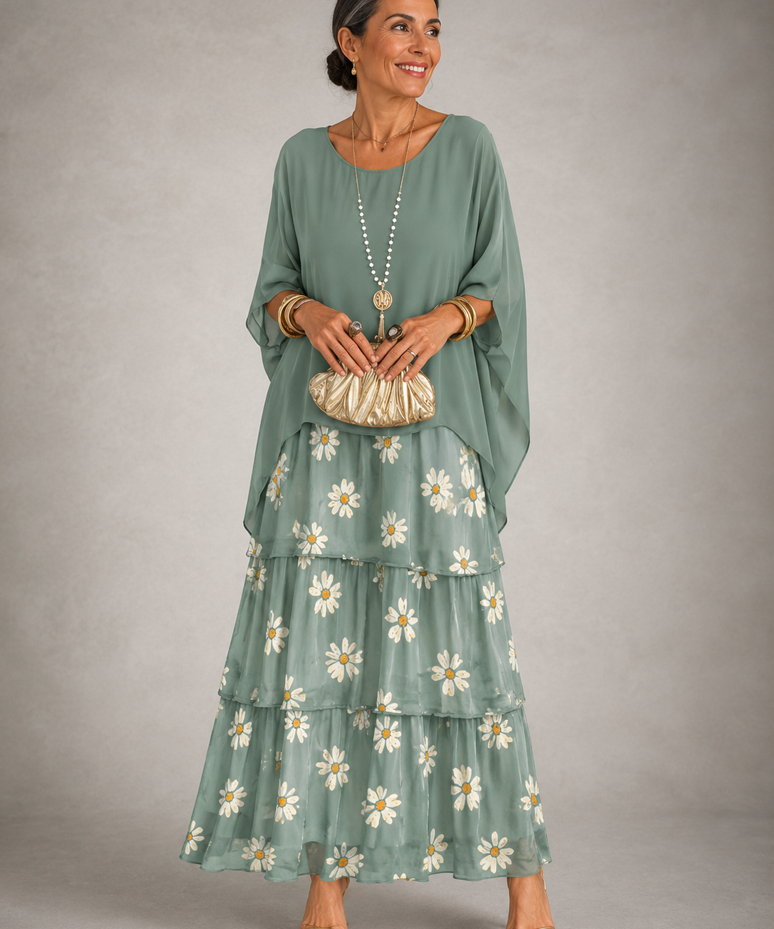 Lara™ | Elegáns, Laza Maxi Ruha
