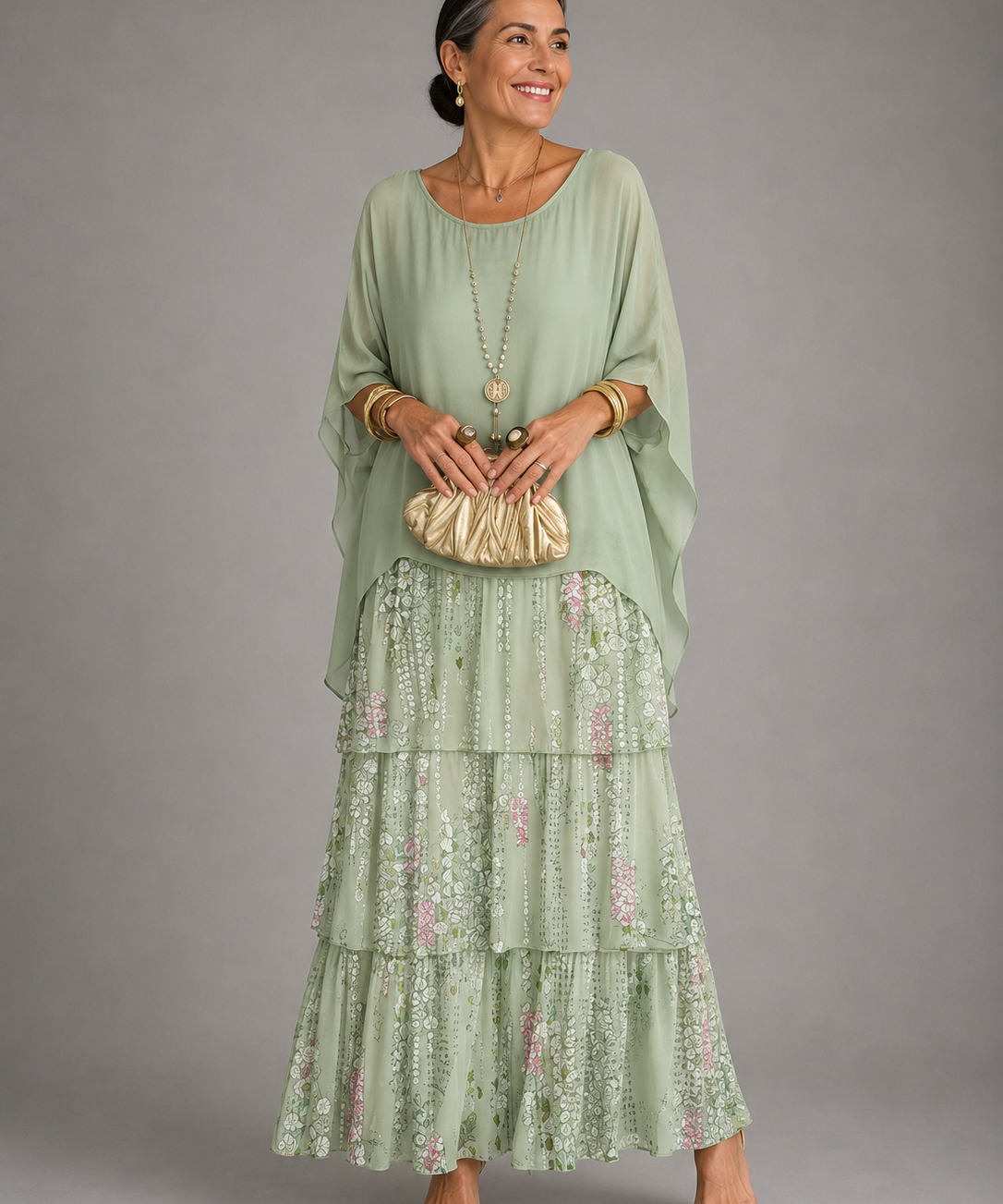 Lara™ | Elegáns, Laza Maxi Ruha