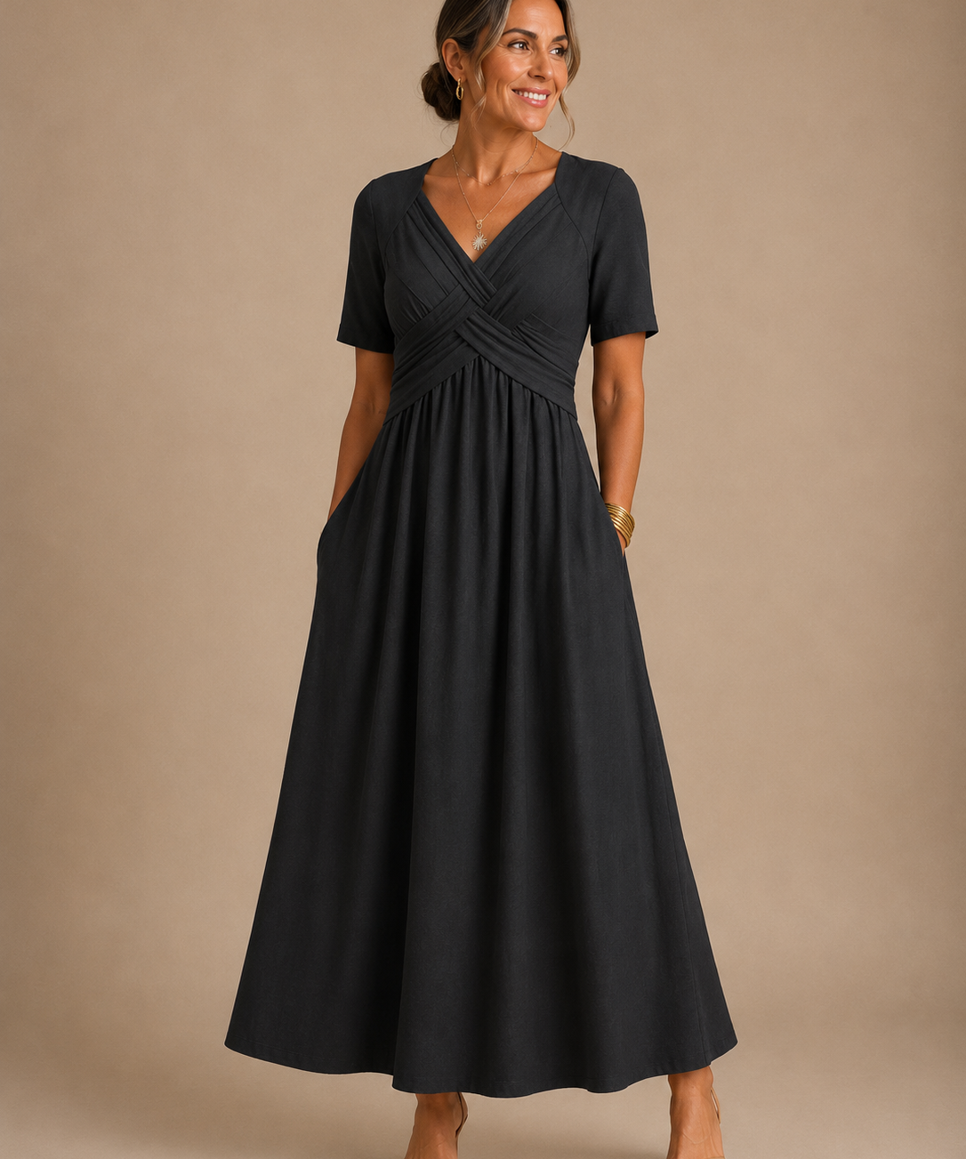 Angeli™ | Elegáns Midi Ruha