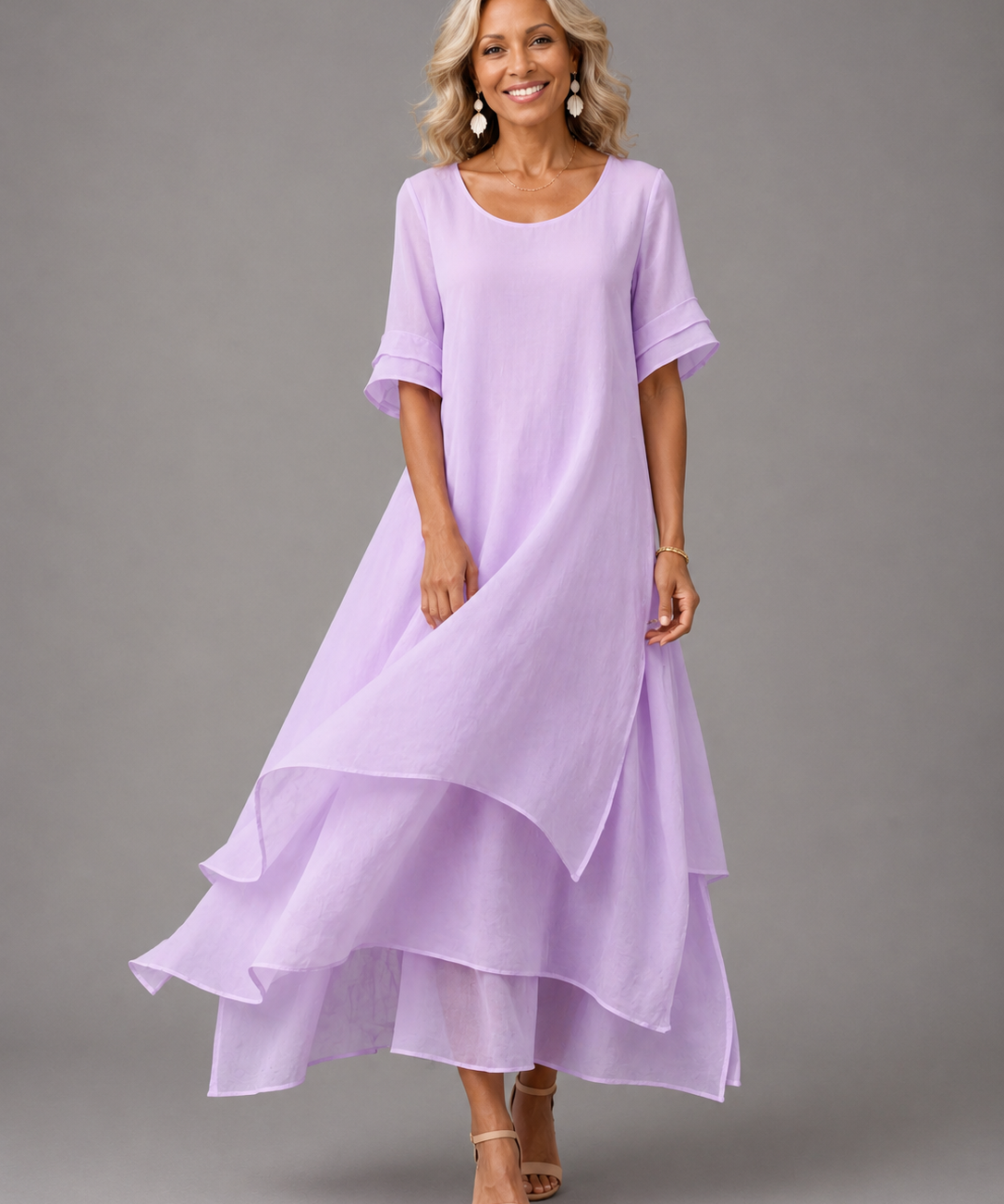 Liora™ | Áramló Grace Maxi Ruha
