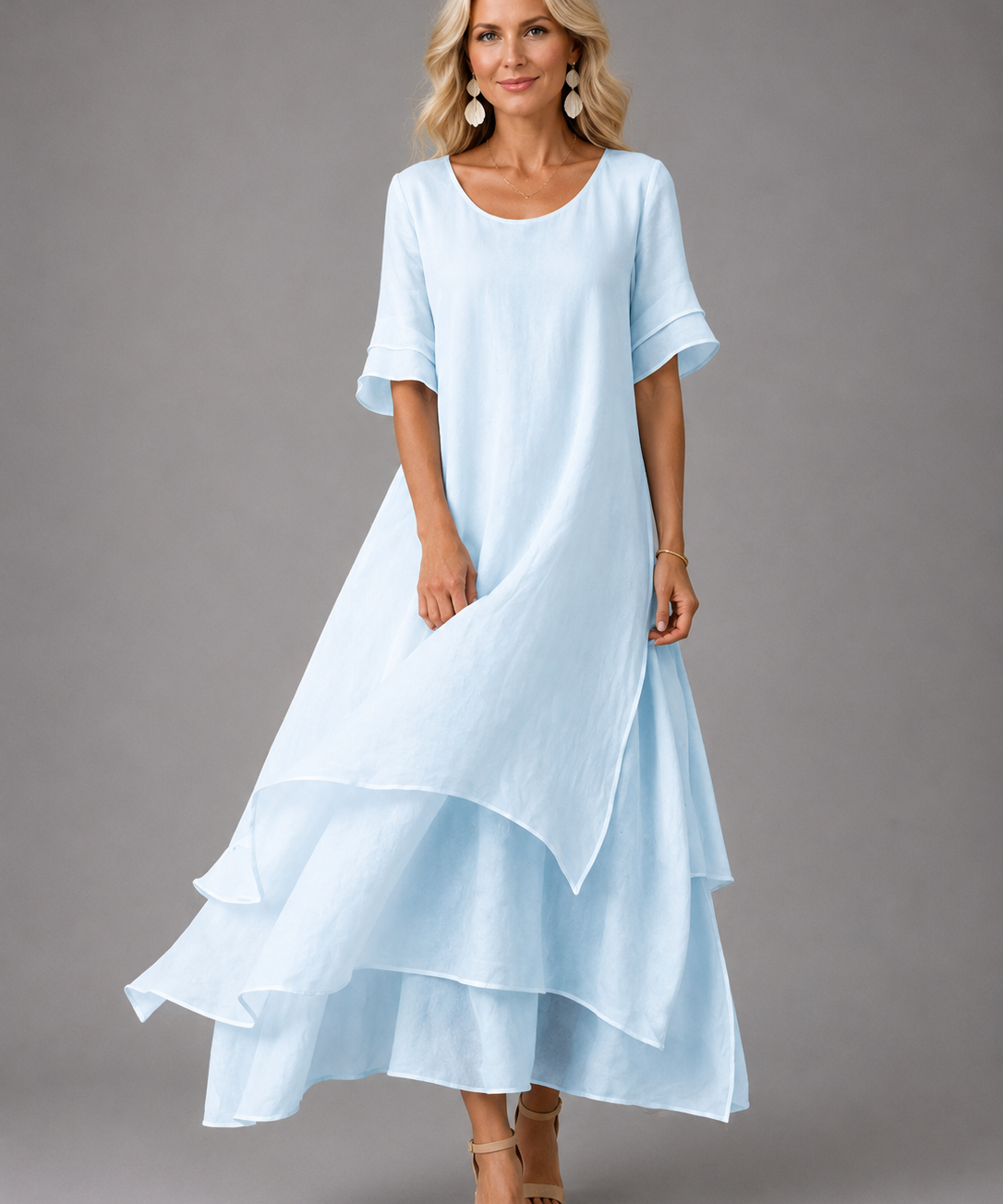 Liora™ | Áramló Grace Maxi Ruha
