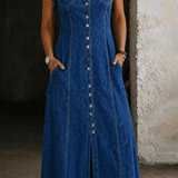 Liora - Plus Size Denim Dress