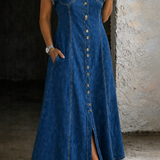 Liora - Plus Size Denim Dress