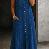 Liora - Plus Size Denim Dress