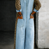 Ágnes | Egyrészes Farmer Ing Overall