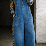 Ágnes | Egyrészes Farmer Ing Overall