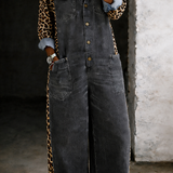 Ágnes | Egyrészes Farmer Ing Overall