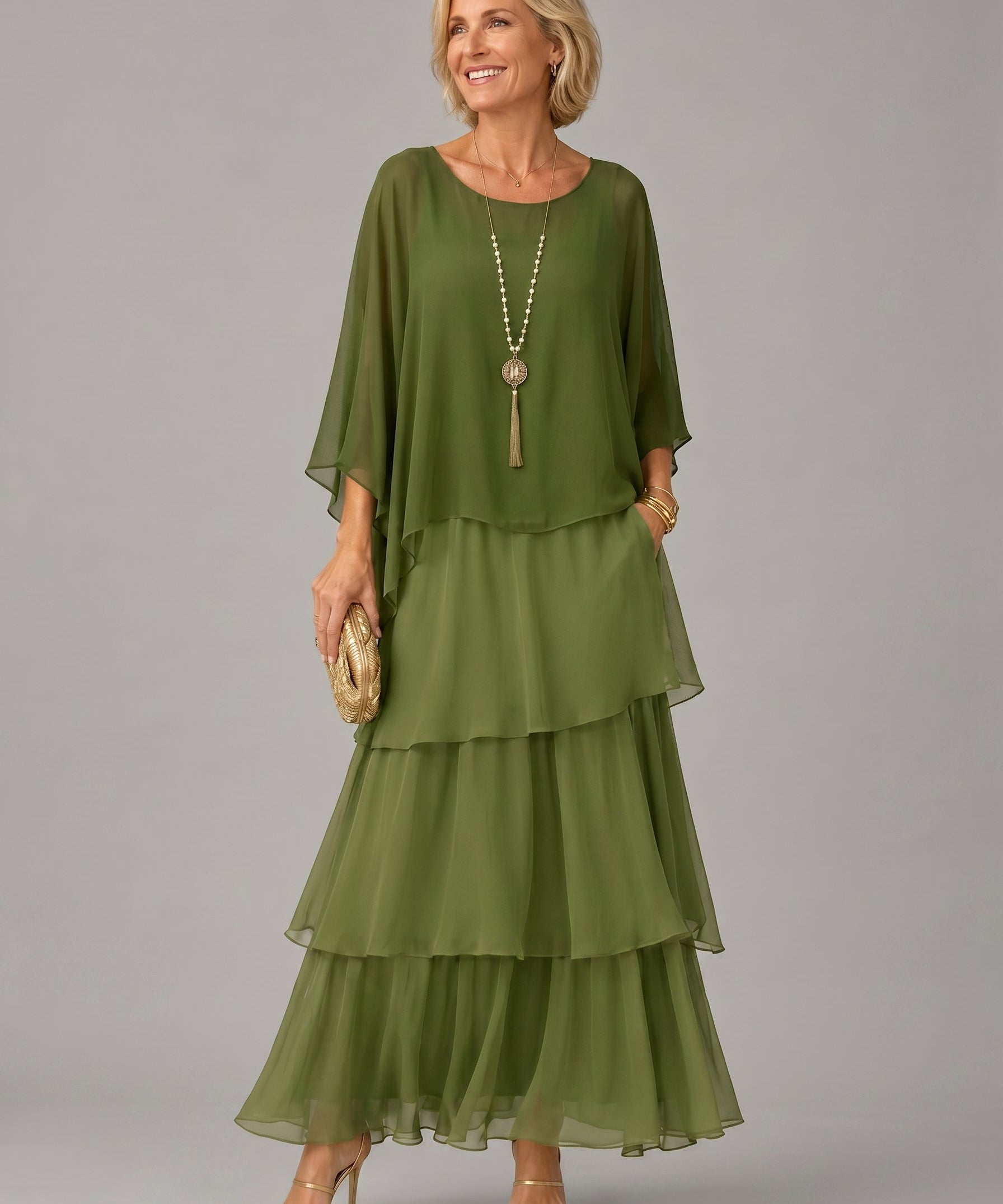 Lara™ | Elegáns, Laza Maxi Ruha